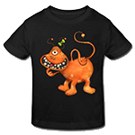 Spreadshirt T-Shirt Monster Schwatzi